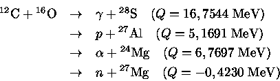 C12+O16